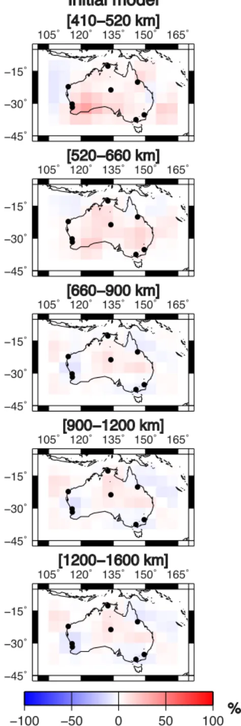Figure 4. Initial model based on inversion of seismic surface wave data (for details see main text)