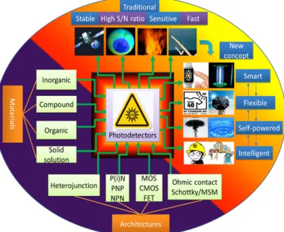 Figure II.4: A technology roadmap leading to next generational chip-scale  photodetectors [19] 