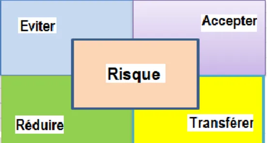 Figure 2.5- Matrice des techniques de traitement des risques 