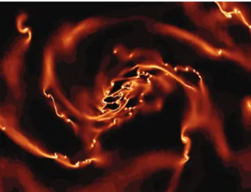 Figure 15. Gas surface density power spectrum in a massive gas-rich galaxy model.