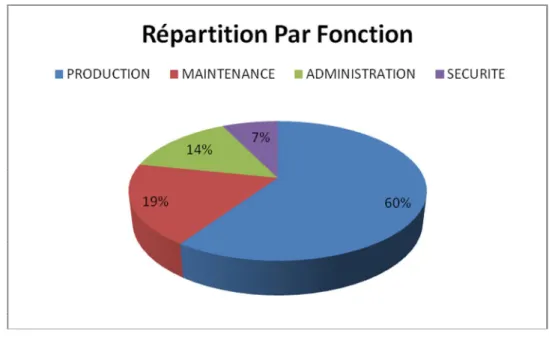 Figure 2.10_ Répartition d’effectif par fonction