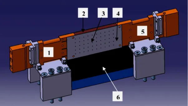 Figure III.6.   Le  schéma  de  l’installation  expérimentale  (AFRODITE-II).  1.  Échangeur  de  chaleur  gauche,  2