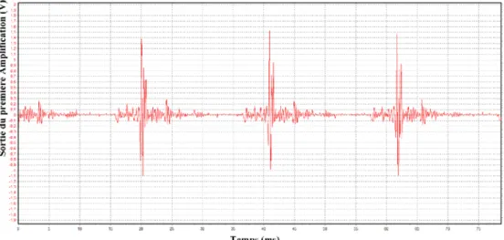 Figure 1.29 : Signal reçu après amplification