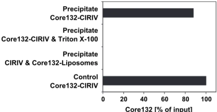 Table 1. Encapsulation efficiency for Core132