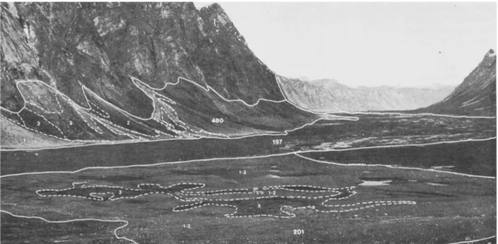 Fig. 1. Biophysical land-classification divides the natural park or other area into relatively homogeneous landscape units on the basis of soils of different types and/or origins, of any additional surface deposits, of landforms, and of vegetation-types.