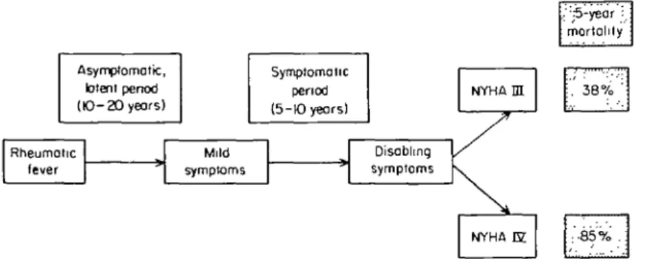 Table 1 Mitral valve area (MVA) and symptomatic status in patients with mitral stenosis