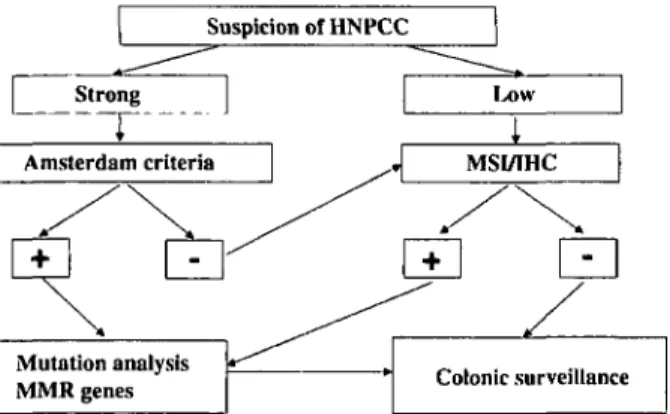 Figure I Genetic testing for HNPCC.