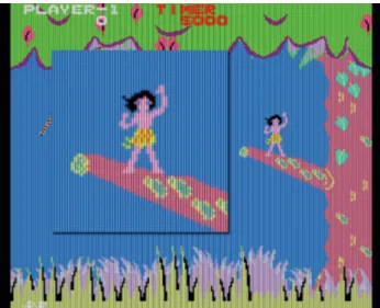 Figure 3: Re-creation of the visuals and audio part of a historic Geocities home page