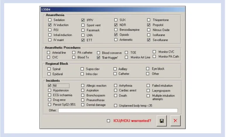 Fig 1 Incident reporting form.