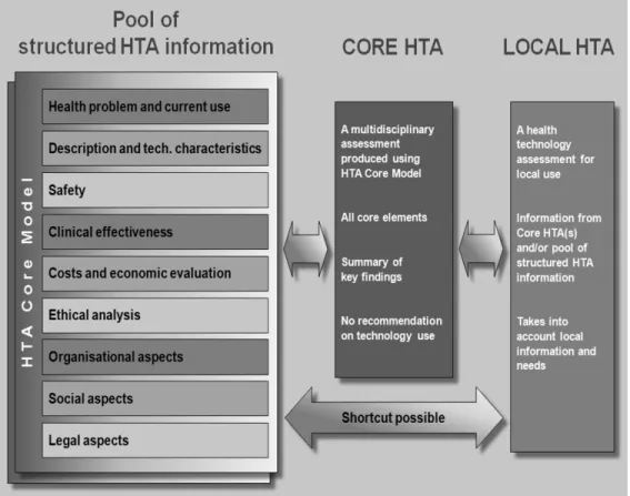 Figure 1. The core health technology assessment structure.
