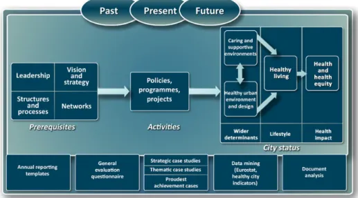Fig. 4: Healthy Cities Phase V (evaluation) programme logic.
