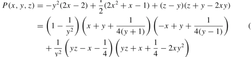 Figure 2 shows the projection of F . Its boundary consists of three smooth arcs, (where in the description we identify F with its image):