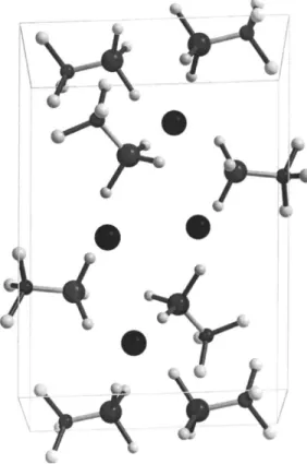 Figure 5. Monoclinic 共 C2 /c 兲 structure of yazganite modeled by three AsO 4 tetrahedra, two FeO 6 and one MnO 6 octahedra, one Na 共 dark gray 兲 atom and one O 共 light gray 兲 atom of the water molecule.