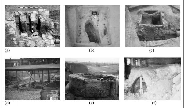 Figure 2. Pictures of some of the new studied structures (a) Vagnari (No. 24), (b) Ascoli (No