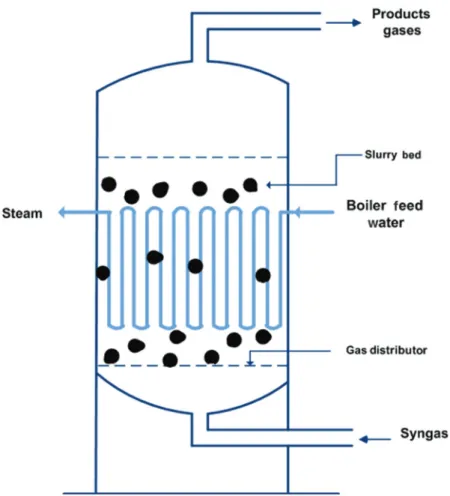 Figure 10 Slurry bubble column reactor