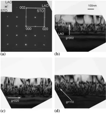 Figure 2 is a high-magni ﬁ cation image along the [100]