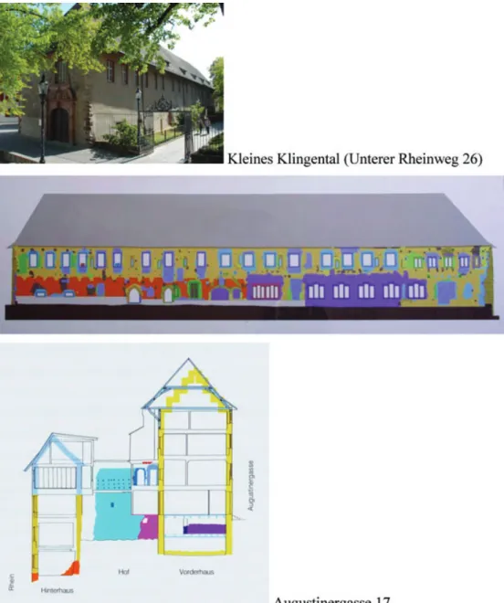 Figure 7. Examples of buildings investigated, indicating the range of vulnerability class and damage grade