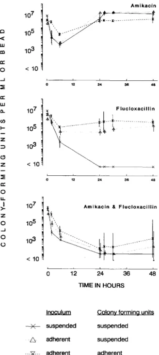 Table 2. Effect of structure of glass beads on bacterial inoculum adhering as a biofilm after overnight inoculation.