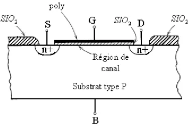 Figure I.1: le transistor MOS 