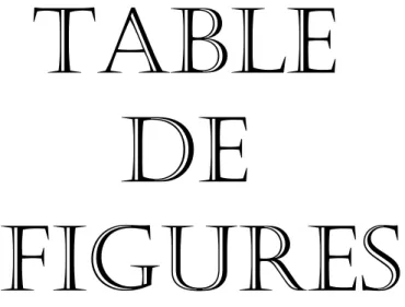 TABLE  DE 