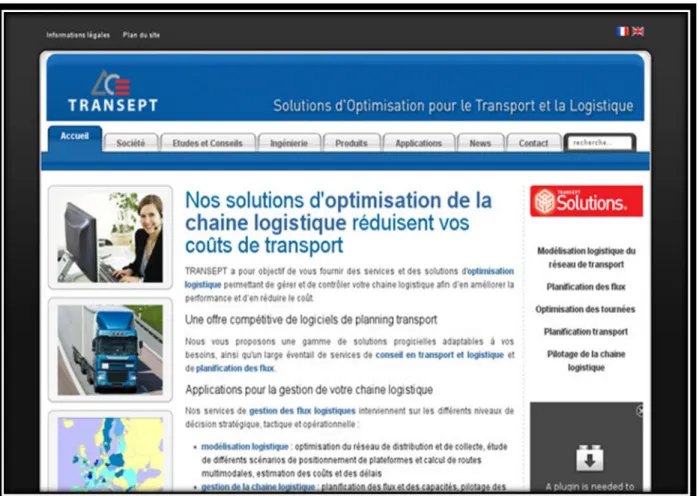 Figure 2.5 : Interface de transept ROUTEUR 