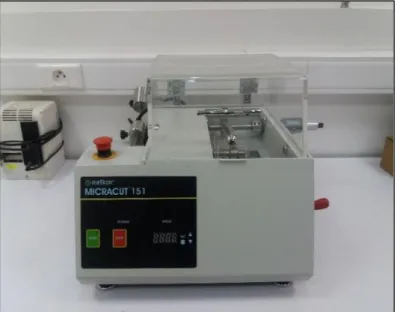 Figure II-1: La micro-tronçonneuse utilisée 