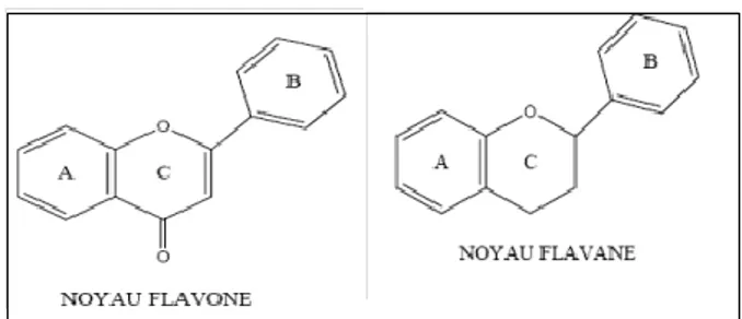 Figure 09: structure chimiques des chalcones et aurones   (Francisco P-V et Juan D, 2010) 