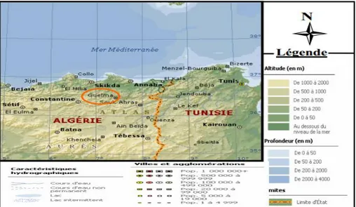 Figure 10: La caractérisation géographique de la wilaya. 