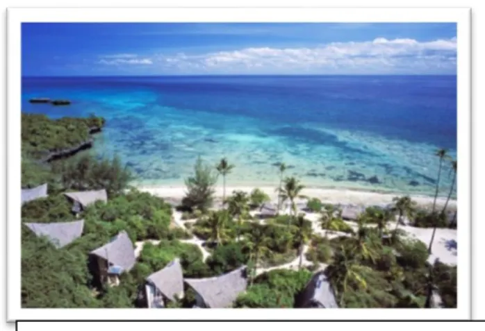 Figure 18 :vue de  Coral Park de Chumbe Island  Source :Rapports d'examen sur site Par Jimmy CS Lim (2004) et 