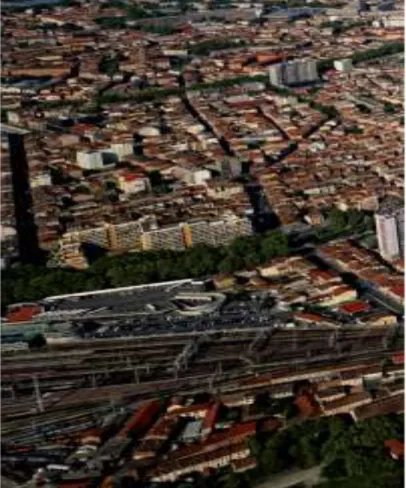 Figure 14: Le contexte du projet urbain ; EuroSudOuest.                                     