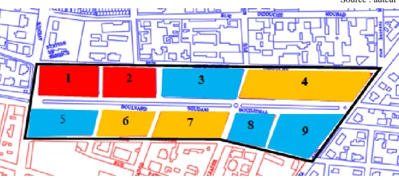 Figure 22:carte d'ilot actuellement 