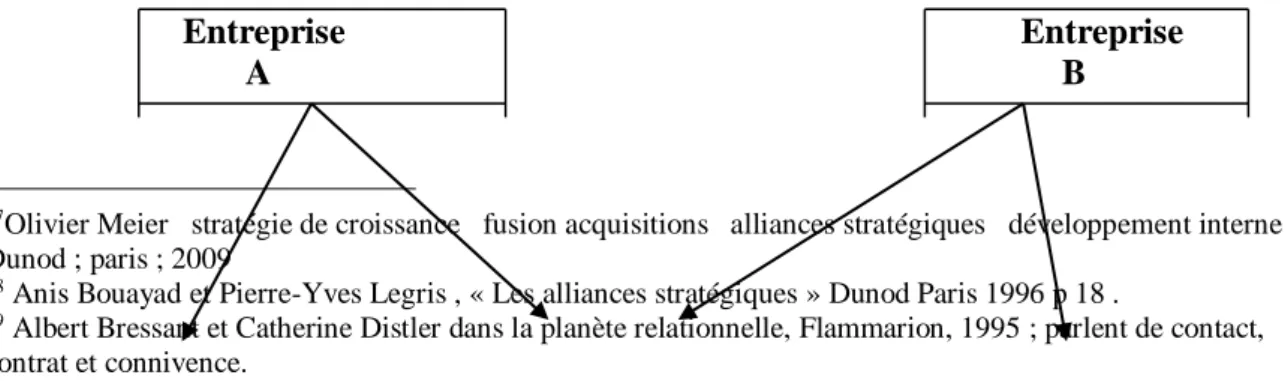Figure n° : Représentation schématique    d’une alliance 