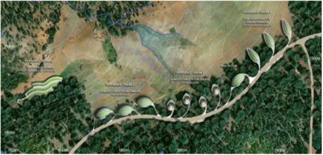 Figure N° 18 : plan de masse « kings forest » Source : www.vincent.callebaut.org2017 