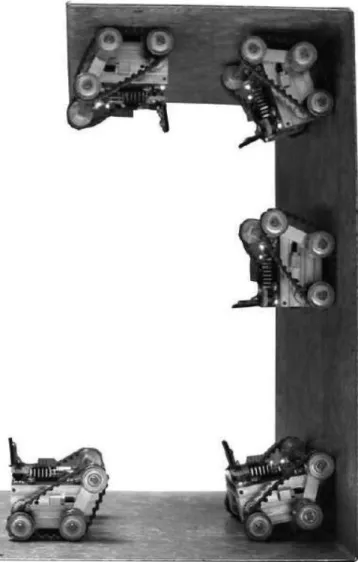 Fig. 15. The robot moving from floor to ceiling.