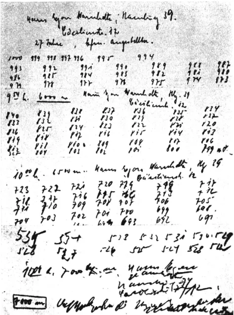 Fig. 8. Writing test (from Lottig 1936).