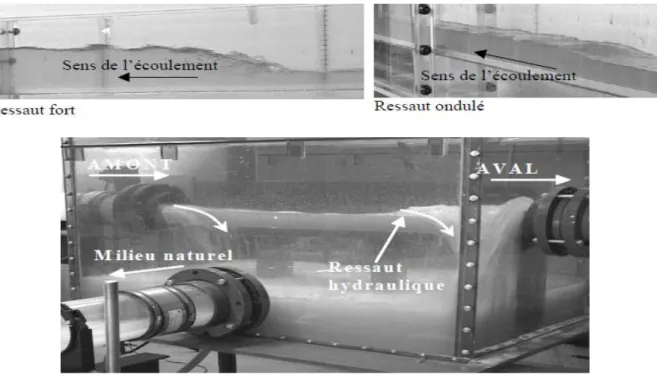 Figure 1.13 : Les ressauts hydrauliques 