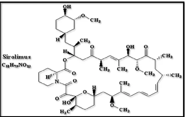 Figure 07 : Formule développée de sirolimus [38]. 