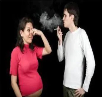 Figure 13 : Troubles respiratoires chez les  fumeurs actifs et passifs. 
