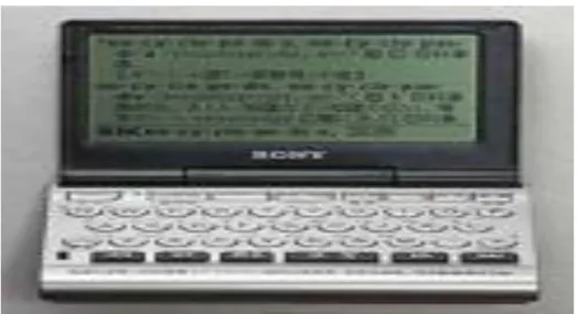 Figure 2.4. Pocket Electronic Dictionaries (PED) (Berber-Irabien, 2010, p. 69).