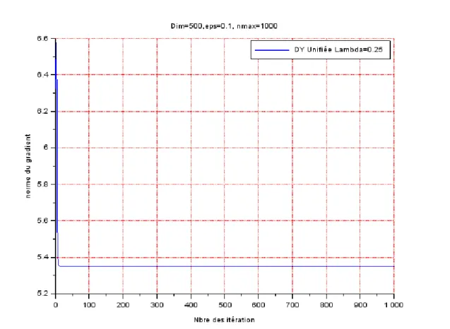 Figure 5.4 – Application de la variante de DYunif pour la fonction DBVF