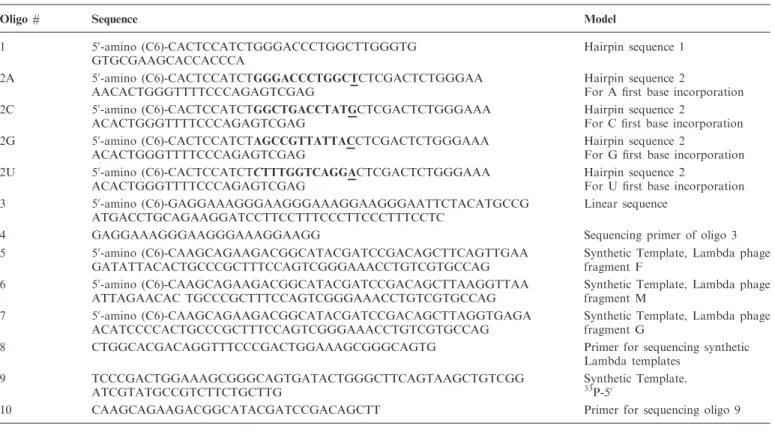 Table 1. Oligonucleotides sequences