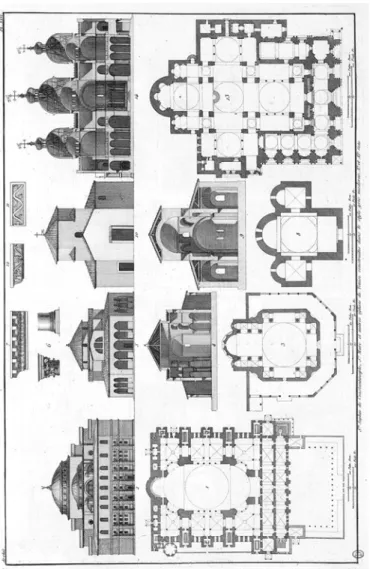 Fig. 9. « Tableau chronologique et historique de l ’ invention et de l ’ emploi des coupoles ou dômes »