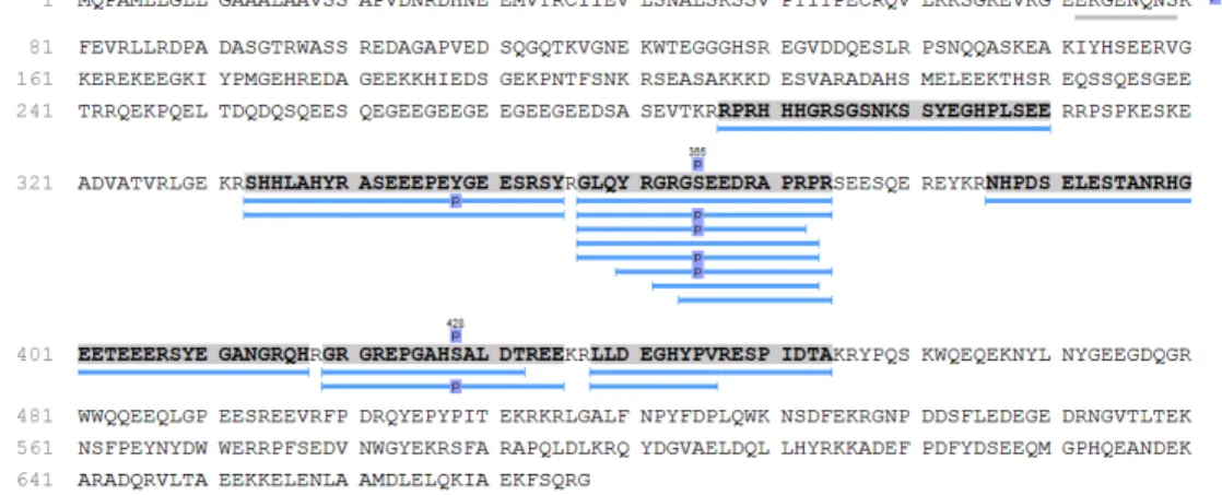 Figure S6. The amino acids sequence map of secretogranin-1 protein. The peptides  were searched in PEAKS studio software