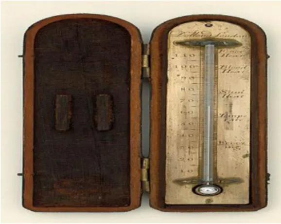 Figure I.1  Thermomètre de Fahrenheit de la fin du XVIII e  siècle Musée Galilée, Florence [3,4]