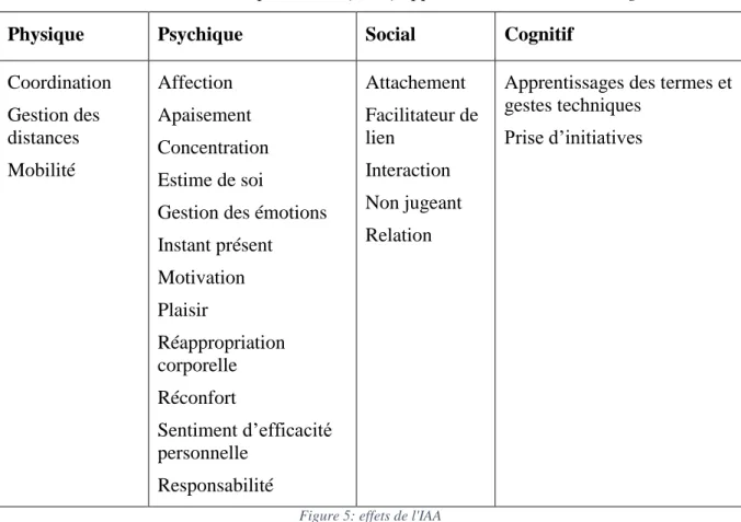 Figure 5: effets de l'IAA 