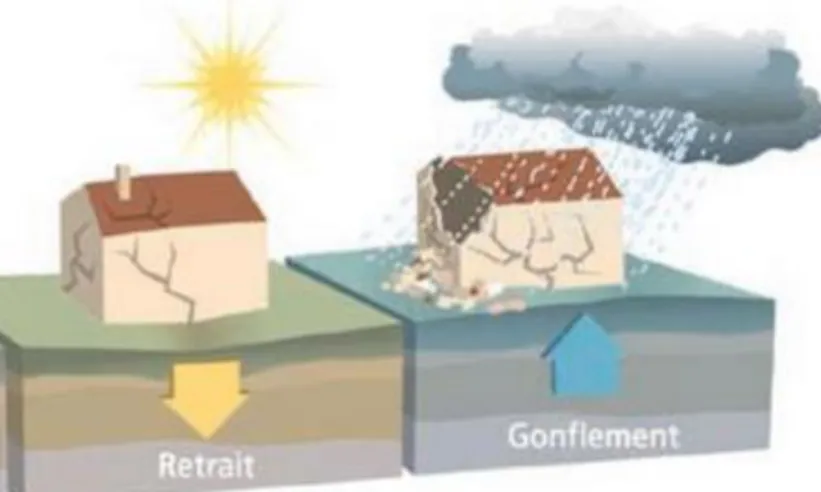 Figure 27: le risque retrait-gonflement des argiles 