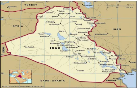 Fig. 3. Iraq Map 
