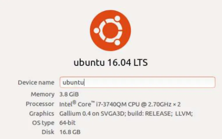 Figure 10 : Détails de l’environnement Serveur Linux 