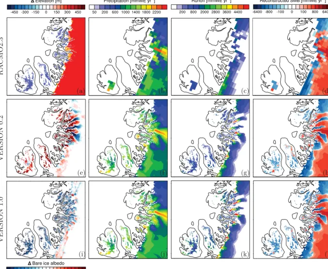 Figure 11. Centre west: same as Fig. 10 but for central west Greenland (blue box 2 in Fig