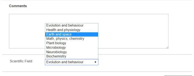 Figure 13 : Formulaire de publication (champs facultatifs) 